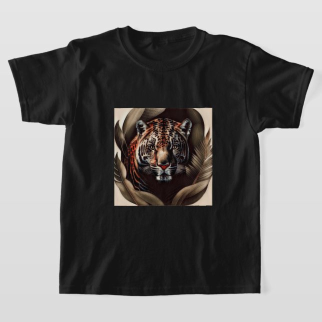 Camiseta Majestade Jaguar - Rei Da Selva (Postura )