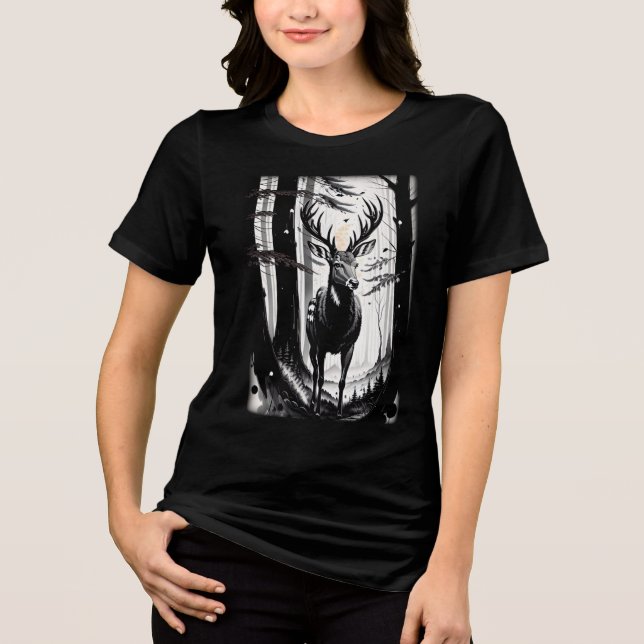 Camiseta Majestade Silenciosa na Floresta (Frente)