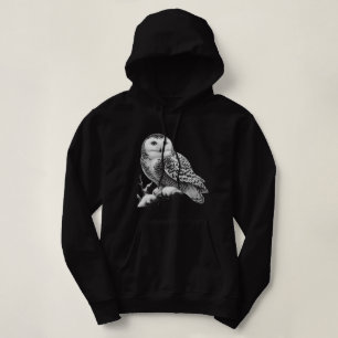 Camiseta Majestade Snowy Owl Perched