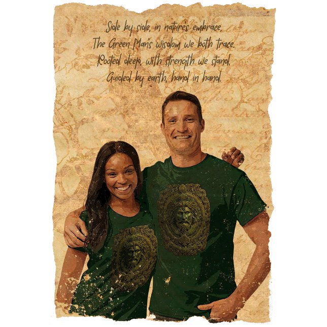 Camiseta Majestade Verde: Homem Verde (Criador carregado)