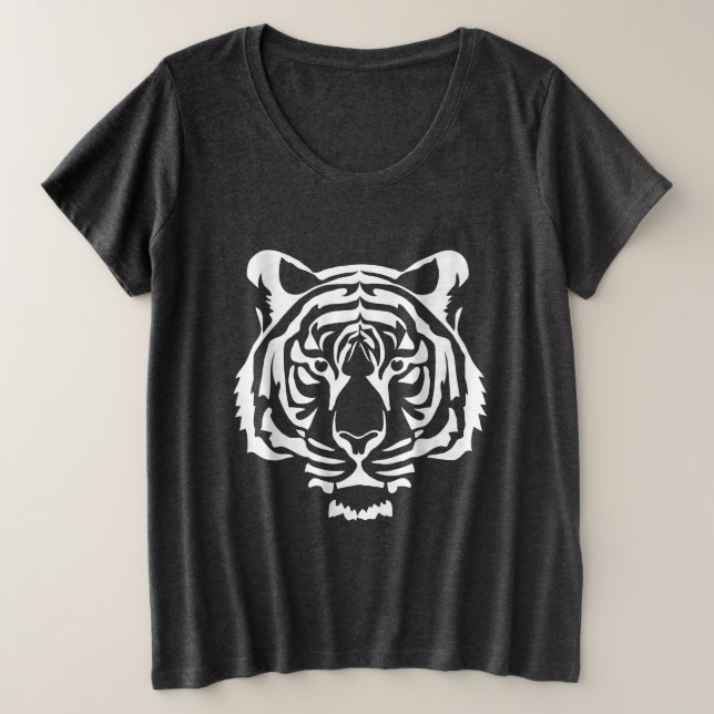 Camiseta Majestätischer Tiger (Frente do Design)