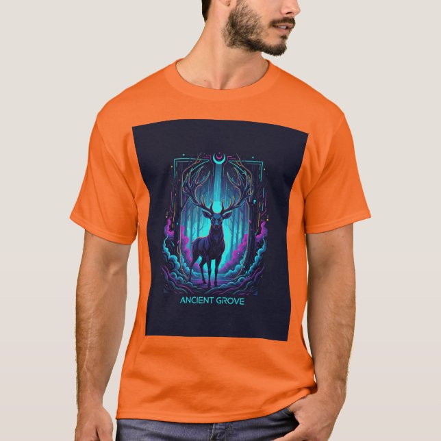 Camiseta Majestesco Deer Glow Tee" (Frente)