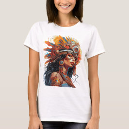 Camiseta Majestesco Rainha Asteca