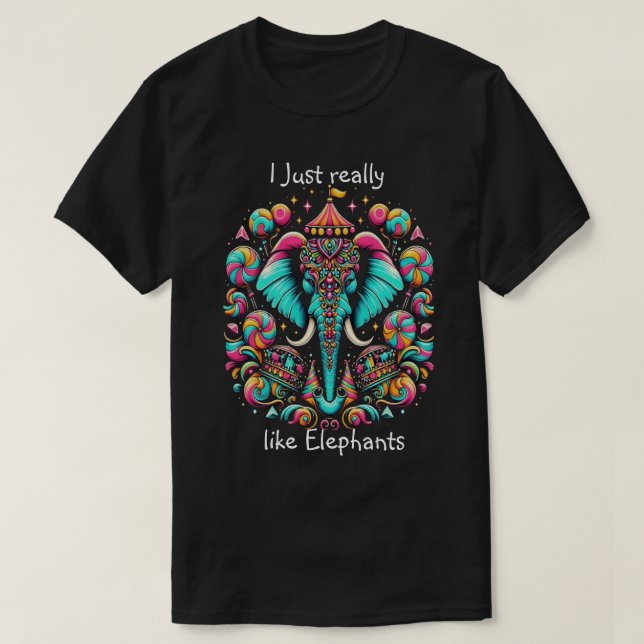 Camiseta Majesti Elephant King (Frente do Design)