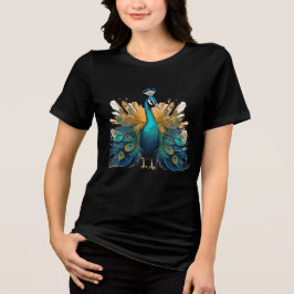 Camiseta Majestic Full Peacock Display – Women’s Artistic S
