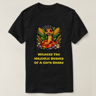 Camiseta Majestosa Beleza de Cobra de Milho Entusiasta de R