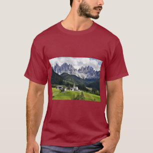 Camiseta Majestosa Montanha Dolomitas