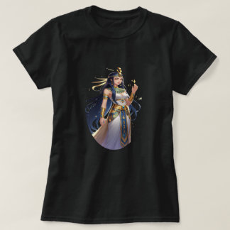 Camiseta Majestosa Rainha Egípcia – Estilo Anime Premium