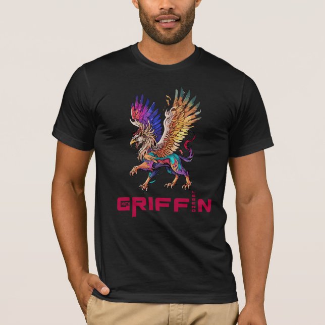Camiseta Majestoso Griffin - Guardião do Céu (Frente)