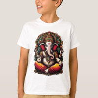 Majestoso Lord Ganesha em Divine Aura"