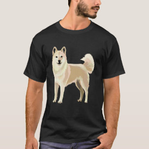 Camiseta Majestoso Samoyed em Pé Amantes de Cães Bjelkier