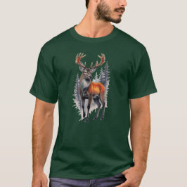 Camiseta Majestoso Veado de Cauda Branca
