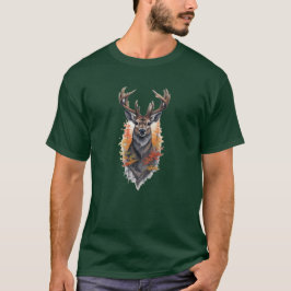Camiseta Majestoso Veado de Cauda Branca