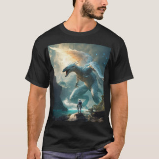 Camiseta "Majestosos Dragões: Guardiões do Reino da Fantasi