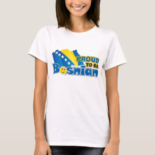 Camiseta Majica orgulhoso ser bosniano