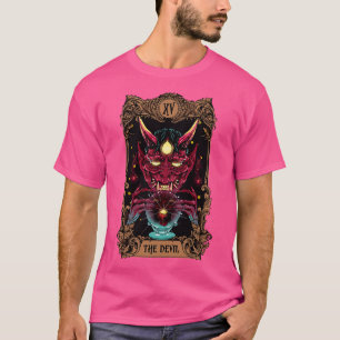 Camiseta Major Arcana Tarot d Diabo XV Halloween