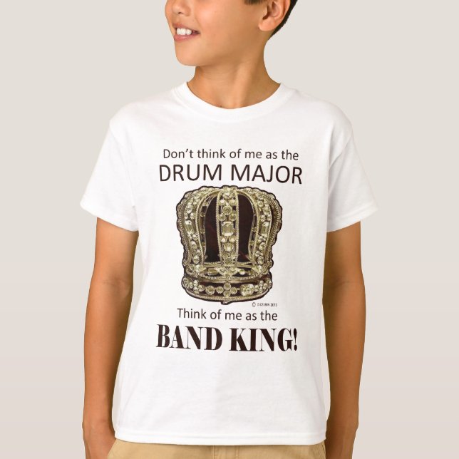 Camiseta Major de cilindro rei (Frente)