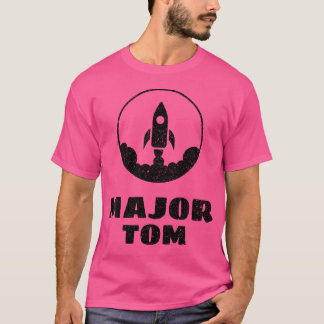 Camiseta Major Tom Divertido Geek Casual