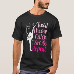 Camiseta Majoretes Twirler Gira Lança Sorriso Baton T