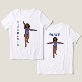 Camiseta Majorette/ Dançarina Tee Blue Animal