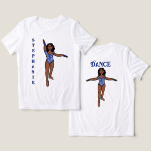 Camiseta Majorette/ Dançarina Tee Blue Animal