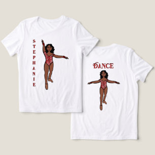 Camiseta Majorette/ Dançarina Tee Red Animal