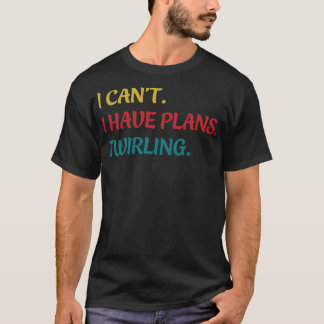 Camiseta Majorette, Eu Não Posso Ter Planos Gritando Engraç