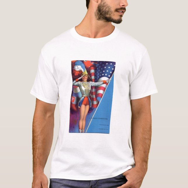 Camiseta MajoretteT-Camisa americana (Frente)