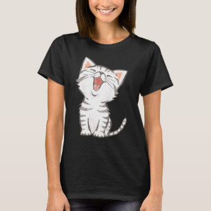 Camiseta Mak de roupas de Theodora da Felicidade Shorthair