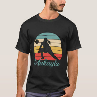Camiseta Makayla Name Personalizado Voleibol
