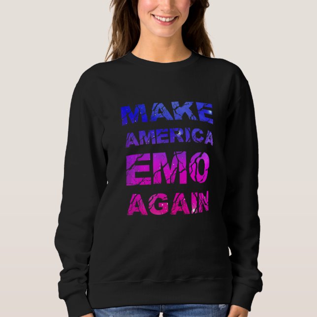 Camiseta Make America Emo Again  Pastel Goth (Frente)