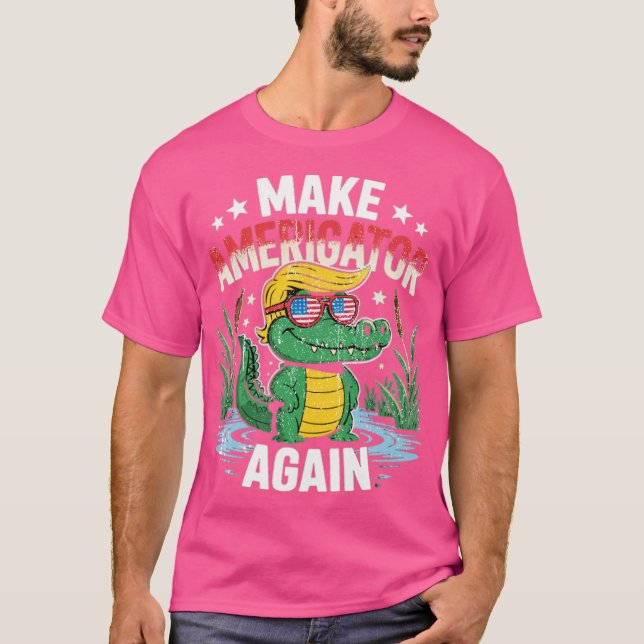 Camiseta Make Amerigator Again (3) (Frente)