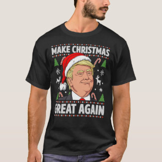 Camiseta Make Christmas Great Again Trump Ugly Christmas Sh