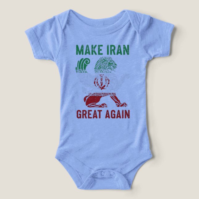 Camiseta Make Iran Great Again Persian Lion Tee (Design frontal)