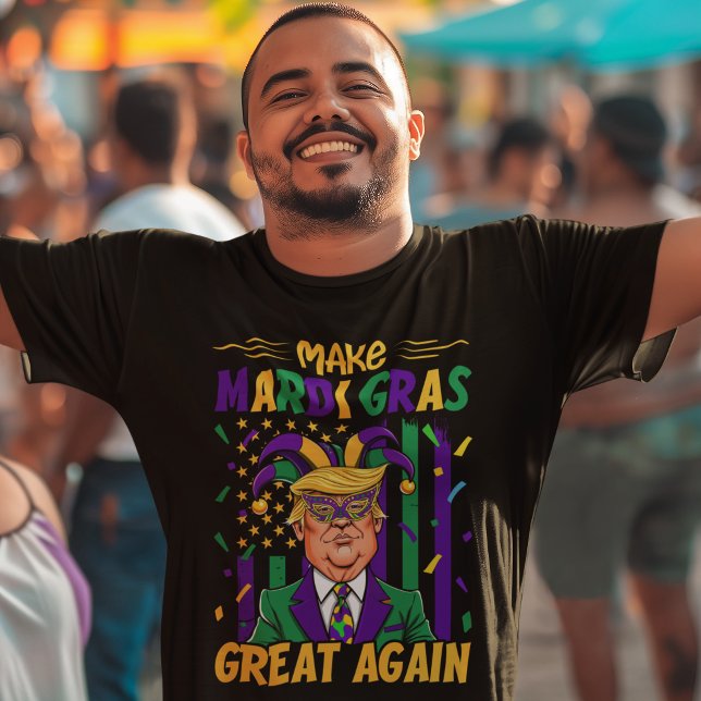 Camiseta Make Mardi Gras Great Again, Funny Mardi Gras (Criador carregado)