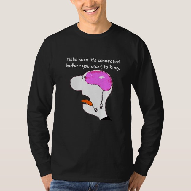 Camiseta Make Sure It S Connected Joke (Frente)