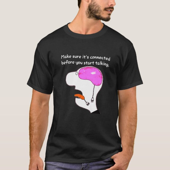 Camiseta Make Sure It S Connected Joke (Frente)
