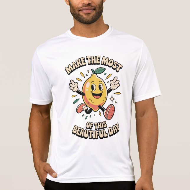 Camiseta Make the Most – Lemon Power Men's (Frente)