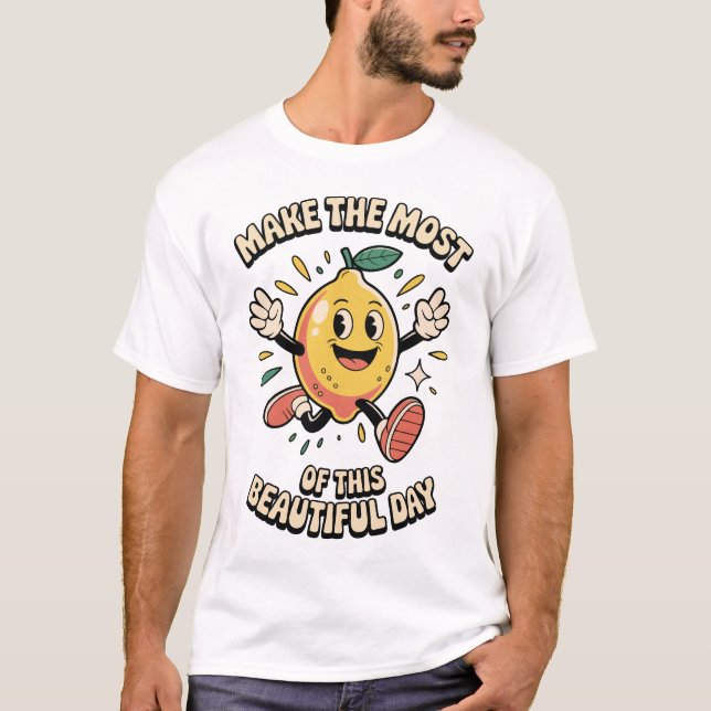 Camiseta Make the Most – Lemon Power Men's (Frente)