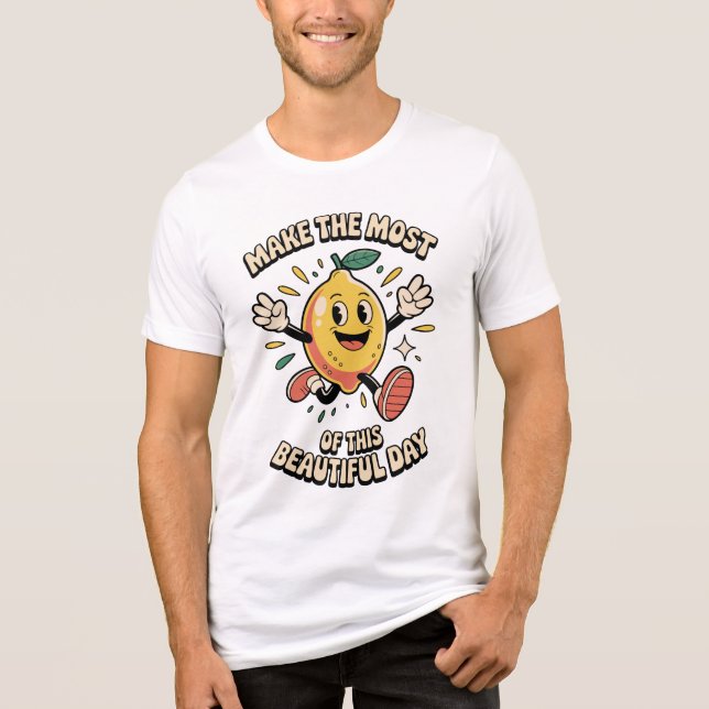 Camiseta Make the Most – Lemon Power Men's (Frente)