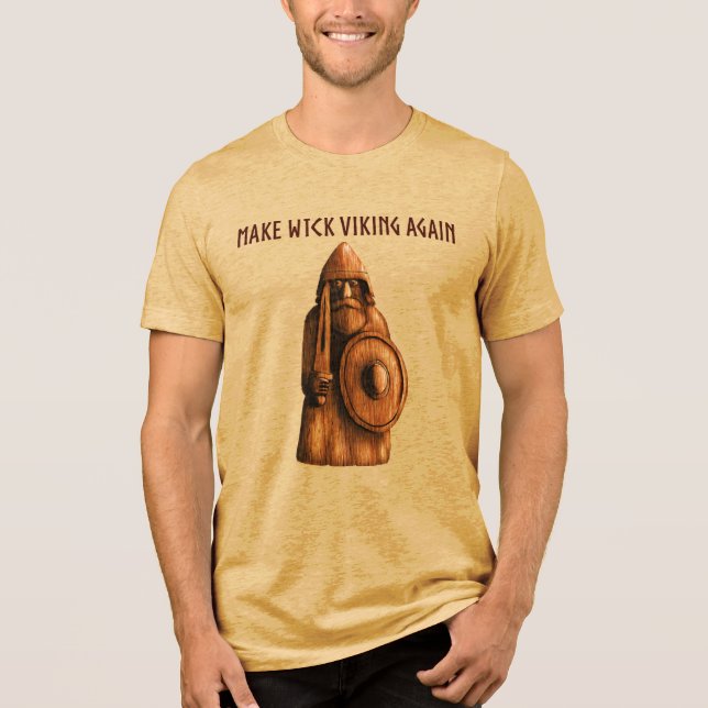 Camiseta Make Wick Viking Again (Frente)