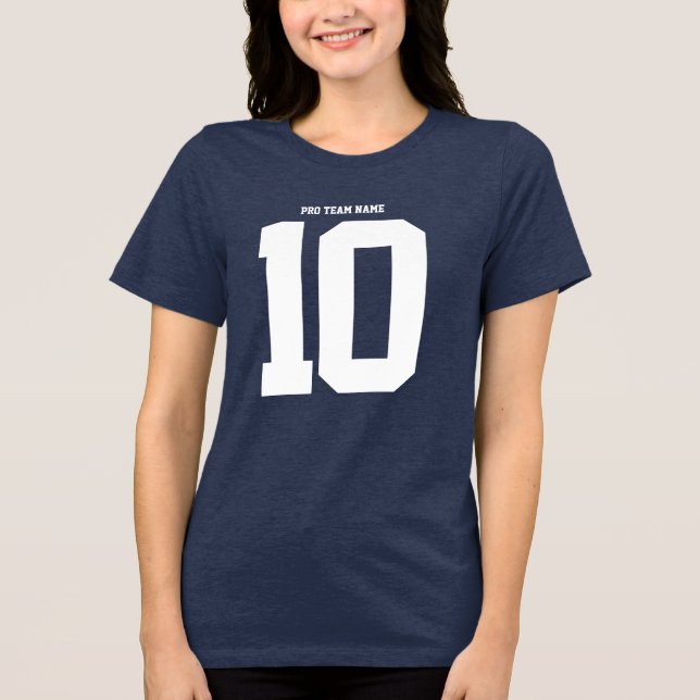 Camiseta Make Your Own Football Jersey - Name & Number Tee (Frente)