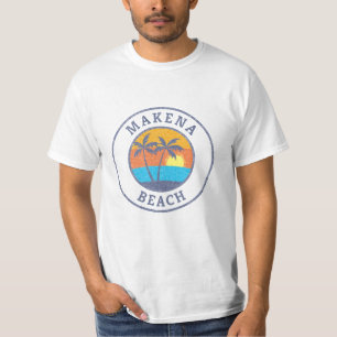 Camiseta Makena Beach, Maui desbotou o estilo clássico
