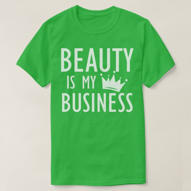 Camiseta Makeup Artist Beauty é My Business b (Frente do Design)
