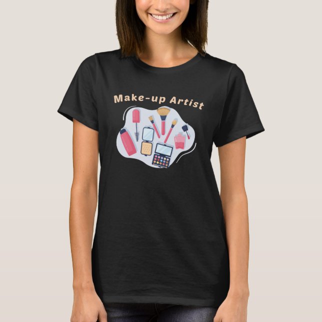 Camiseta Makeup Artist Makeup  5 (Frente)