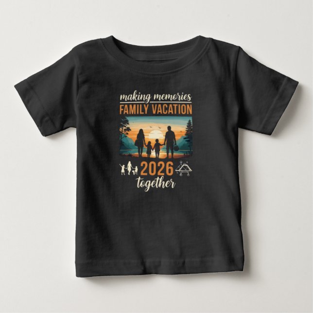 Camiseta Making Memories Family Vacation 2026 Together (Frente)