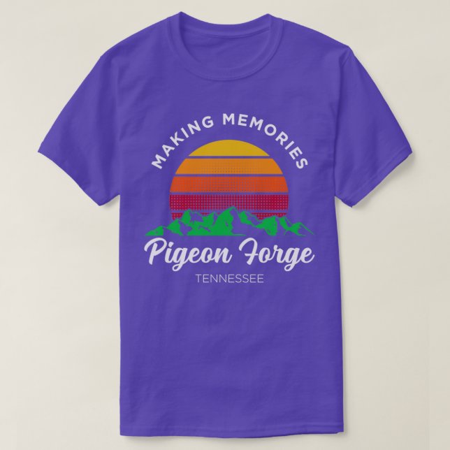 Camiseta Making Memories Pigeon Forge Family Vacation graph (Frente do Design)