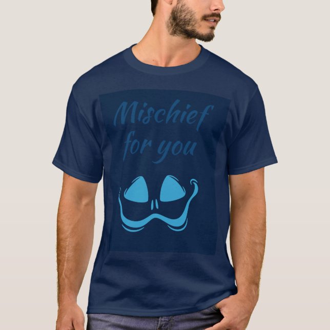 Camiseta Mal-estar para você assustador. (Frente)
