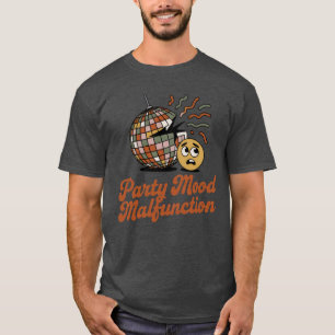 Camiseta Mal Funcionamento do Clima de Festa   Celebração d