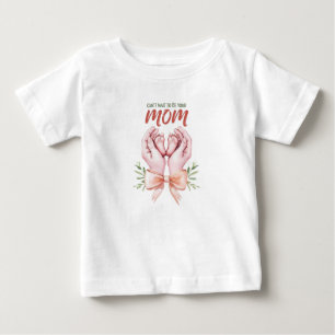 Camiseta Mal Não Posso Esperar Para Ser Sua Mãe